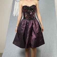 Vestido de formatura feminino 8 lantejoulas roxas formais enfeitadas sem alças bolha Y2K fada, usado comprar usado  Enviando para Brazil