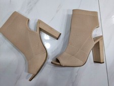 Beige peep toe for sale  LONDON