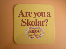 Usado, Bierdeckel-Beer Mat-Skol Bier-International A0008 comprar usado  Enviando para Brazil