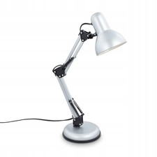 Używany, Lampa stołowa BRILONER szara/srebrna, E14, 25W, 1 punkt świetlny na sprzedaż  PL