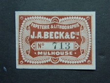 Vignette papeterie lithographi d'occasion  Bessancourt
