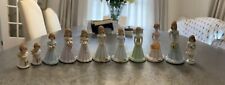 Usado, LOTE Vintage Enesco “Crescendo” Aniversário Meninas Morenas Várias Idades LOTE comprar usado  Enviando para Brazil