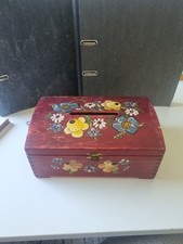 Vintage truhe handbemalt gebraucht kaufen  München