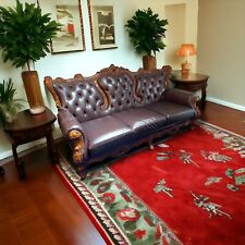 Leather lounge suite for sale  MANCHESTER