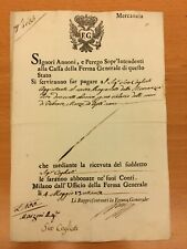 Modulo tributario firmato usato  Milano