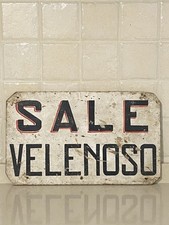 Insegna antica originale usato  Modica
