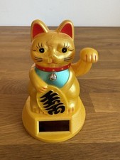 Glückskatze goldfarben winkek gebraucht kaufen  Sailauf