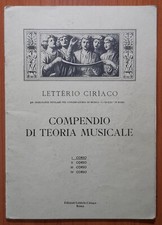 Lettèrio cirìaco compendio usato  Cosenza