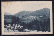 Cartolina clusone panorama usato  Italia