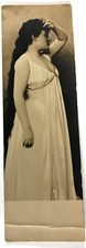 Usado, #K1808 CARTÃO POSTAL ESTILO MARCADOR DE LIVRO FOTO REAL, MULHER BONITA comprar usado  Enviando para Brazil