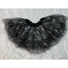 Fantasia de Halloween Tutu Brilhante Preto Teia de Aranha Crianças Meninas Tamanho Único 2-6  comprar usado  Enviando para Brazil