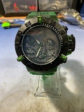 Usado, Relógio Masculino Invicta Subaqua Skull - 50mm, Preto, Verde (26563) comprar usado  Enviando para Brazil