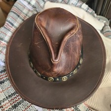 s men henschel leather hat for sale  Colorado Springs