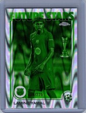 2024-25 Topps Chrome UCL Night Vision Ray Wave Lamine Yamal 126/225 #27 comprar usado  Enviando para Brazil