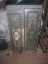 Vintage leaded stained for sale  Bon Wier