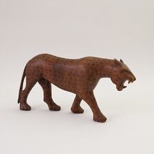 Carved wooden leopard for sale  BRISTOL