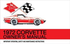 Chevrolet GM C3 1972 72 Corvette Manual do Proprietário EUA comprar usado  Enviando para Brazil
