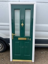Used upvc green for sale  LEICESTER