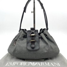 Bolsa de ombro Emporio Armani logotipo de mão strass cinza vintage autêntica comprar usado  Enviando para Brazil
