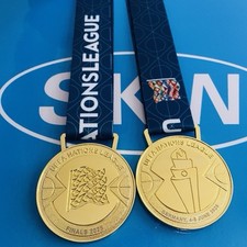 Usado, Medalha 2025 Liga das Nações Portugal com fita mais recente medalha de futebol para colecionar  comprar usado  Enviando para Brazil