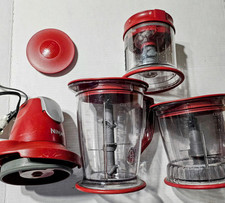 Usado, Lote de motor de lâminas de jarros Ninja Prep liquidificador processador de alimentos 450W vermelho QB1007QCN30 comprar usado  Enviando para Brazil