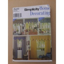 Simplicity 7885 valance for sale  Denton