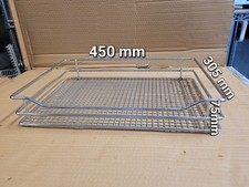 Wire basket chrome for sale  LONDON
