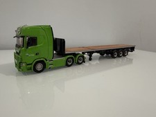 WSI Models BRING; SCANIA S HIGHLINE CS20H 6X2 TAG EIXO REBOQUE CAMA PLANA 1/50 comprar usado  Enviando para Brazil