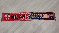 Sciarpa milan barcellona usato  Marano di Napoli
