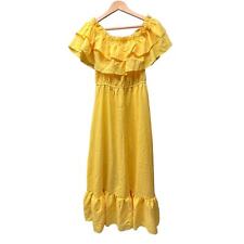 Boohoo yellow ruffle for sale  New York