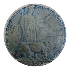Ww1 death plaque for sale  HALESOWEN