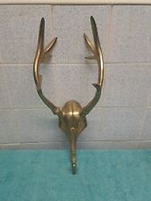 Brass stags head for sale  Shipping to Ireland