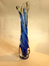 Vintage murano blue for sale  BLACKPOOL