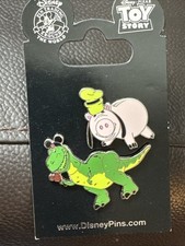 Conjunto de 2 pinos Disney 2009 Pixar Toy Story Rex & Hamm comprar usado  Enviando para Brazil