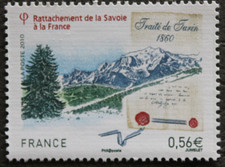 Timbre - FRANCE - Traité de Turin -Rattachement Savoie- 2010 - Neuf ** - YT4441 comprar usado Timbre - FRANCE - Traité de Turin -Rattachement Savoie- 2010 - Neuf ** - YT4441 comprar usado  Enviando para Brazil