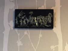 Tableau bois laqué d'occasion  Legé