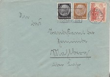 Allemagne lettre obl. d'occasion  Rue