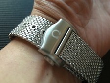 Pulseira de malha de aço milanês 20 mm para Omega Speedmaster Seamaster 007 comprar usado  Enviando para Brazil