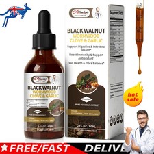 Tintura/extrato de limpeza de parasitas - Absinto, casco de nogueira preta, cravo 2 oz comprar usado  Enviando para Brazil