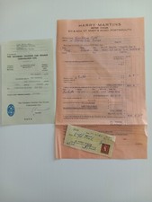 Vintage 1960s receipts for sale  CHICHESTER