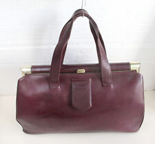 Sac cuir bordeaux d'occasion  Le Mans