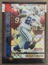 Usado, Refrator Emmitt Smith 2002 Bowman Chrome X-Fractor #1 Serial #'d /250  comprar usado Usado, Refrator Emmitt Smith 2002 Bowman Chrome X-Fractor #1 Serial #'d /250  comprar usado  Enviando para Brazil