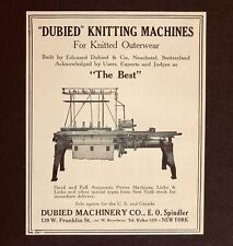 1924 dubied machinery for sale  Las Vegas