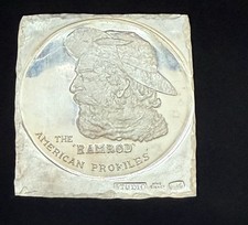 “RARO”.    H Alvin Sharpe The RAMROD, American Profiles .999 prata fina comprar usado “RARO”.    H Alvin Sharpe The RAMROD, American Profiles .999 prata fina comprar usado  Enviando para Brazil