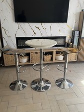 Bar stools adjustable for sale  NORTHOLT