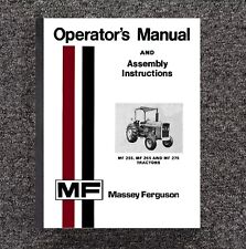 255 265 275 MF Trator Operador Manual de Instruções Compatível com Massey Ferguson comprar usado  Enviando para Brazil