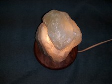 Edelsteinlampe holzsockel fluo gebraucht kaufen  Sternberg