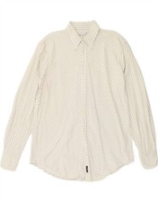 Camisa masculina listrada branca SERGIO TACCHINI Milano GG CA51 comprar usado  Enviando para Brazil