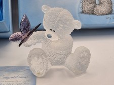 Bear figurine pure for sale  KING'S LYNN