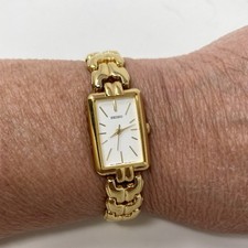 Vintage PERFEITO ESTADO Seiko V401-2000 Relógio Regata Feminino Tom Ouro Amarelo Pulseira Pequena comprar usado  Enviando para Brazil